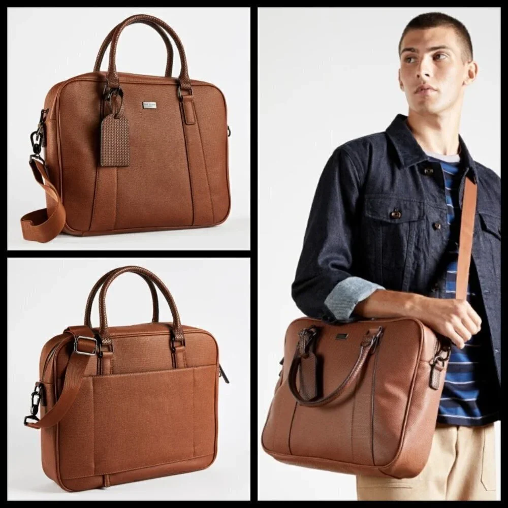 💕TED BAKER💕 Degrees Textured Laptop Briefcase